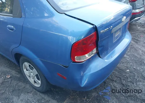 2005 Chevrolet Aveo Ls из США, поврежденный, VIN KL1TD52625B438571